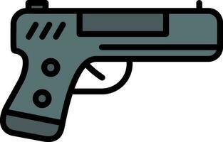 Handgun Vector Icon Design