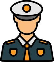 Policeman Vector Icon Design