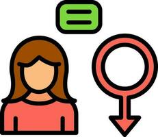 Gender equality Vector Icon Design