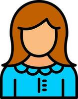 Girl Vector Icon Design