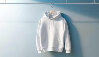 Blank hoodie for mockup design photo