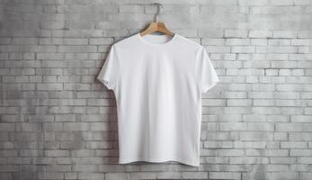 Blank Tshirt for mockup design photo