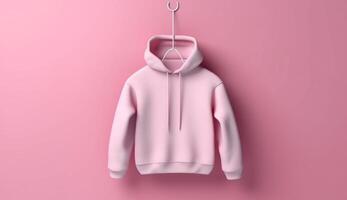 Blank hoodie for mockup design photo