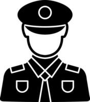 Policeman Vector Icon Design