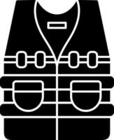 Bulletproof vest Vector Icon Design