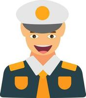 Policeman Vector Icon Design