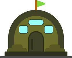 Bunker Vector Icon Design