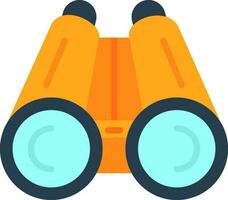 Binoculars Vector Icon Design