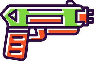 Stun gun Vector Icon Design