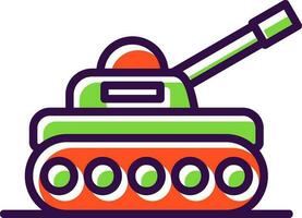 Tank Vector Icon Design