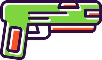 diseño de icono de vector de pistola