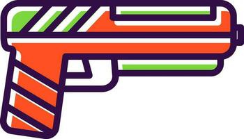 pistola vector icono diseño