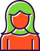 Girl Vector Icon Design