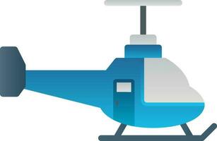 Helicopter Vector Icon Design