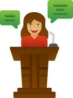 Speech Vector Icon Design