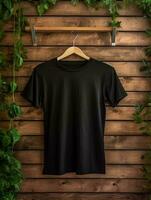 Luxury Black tshirt photo