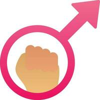 Feminism Vector Icon Design