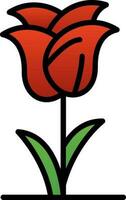 Tulip Vector Icon Design