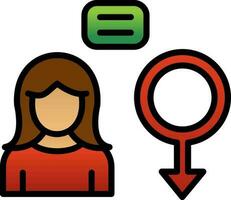 Gender equality Vector Icon Design