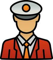 Pilot Vector Icon Design