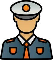 Policeman Vector Icon Design