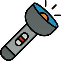 Flashlight Vector Icon Design