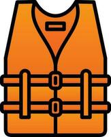 Life vest Vector Icon Design