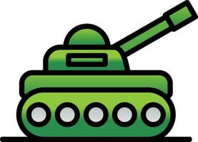 Tank Vector Icon Design