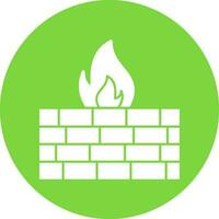Firewall Vector Icon Design