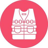 Bulletproof vest Vector Icon Design