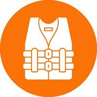 Life vest Vector Icon Design