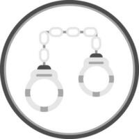 Handcuffs Vector Icon Design