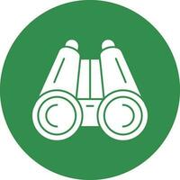 Binoculars Vector Icon Design