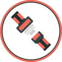 Seatbelt Vector Icon Design