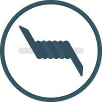 Barbed wire Vector Icon Design