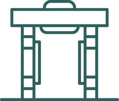 Metal detector Vector Icon Design