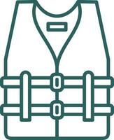 Life vest Vector Icon Design