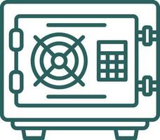 Safe box Vector Icon Design