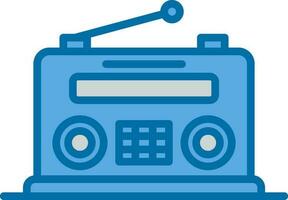 diseño de icono de vector de radio