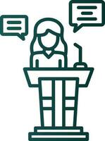 Speech Vector Icon Design