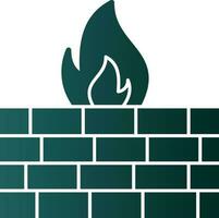Firewall Vector Icon Design