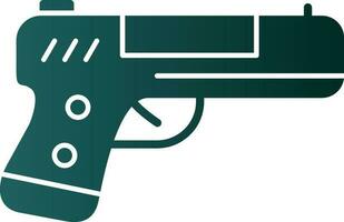 Handgun Vector Icon Design