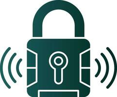Smart lock Vector Icon Design