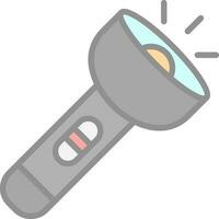 Flashlight Vector Icon Design