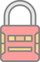 Padlock Vector Icon Design