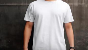 Blank Tshirt for mockup design photo