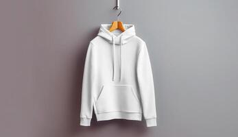 Blank hoodie for mockup design photo