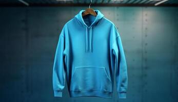 Blank hoodie for mockup design photo