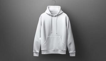 Blank hoodie for mockup design photo