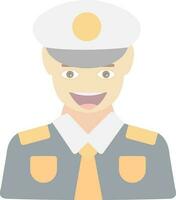 Policeman Vector Icon Design